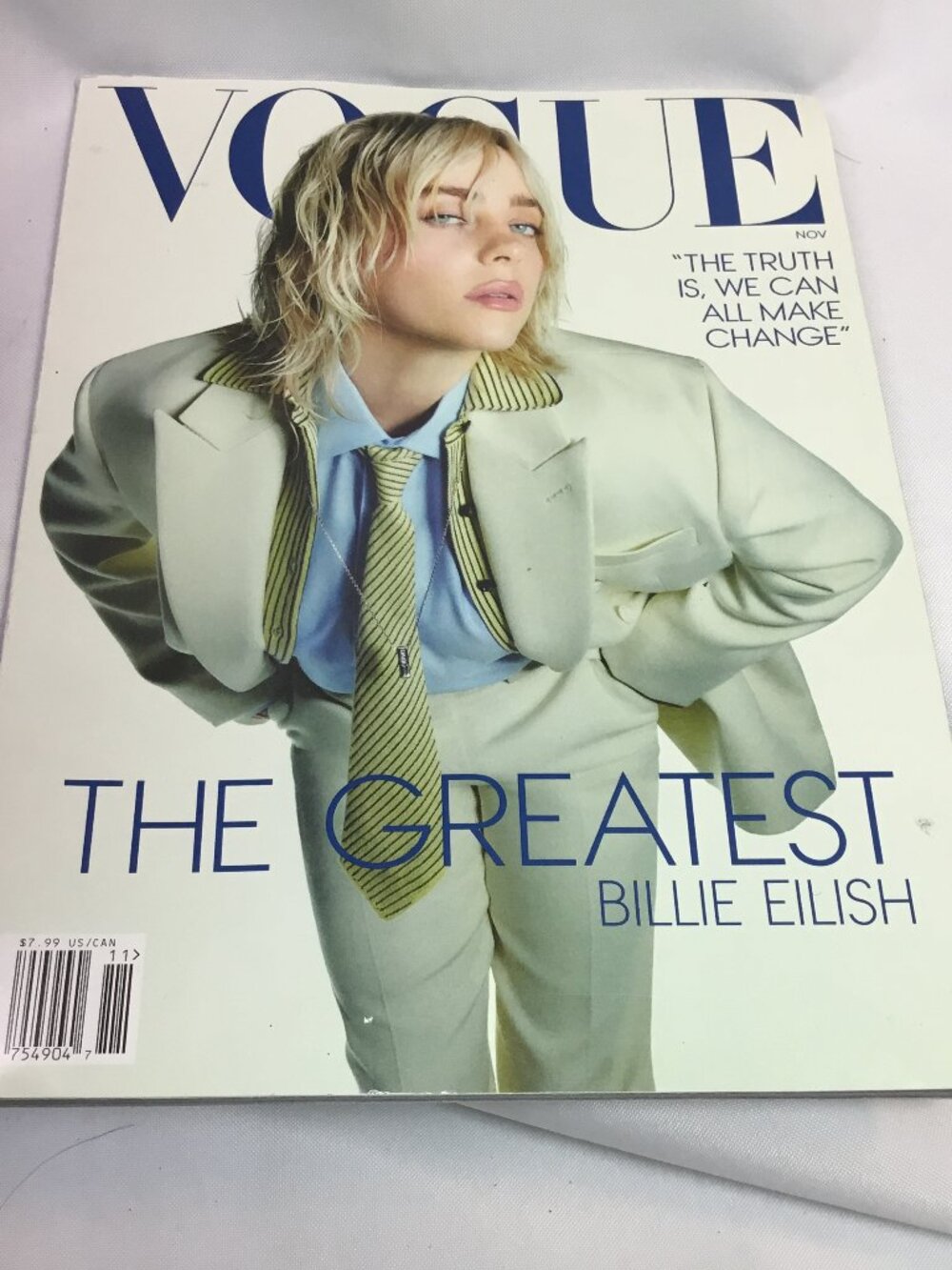 Vogue Magazine November 2024 Billie Eilish Cover